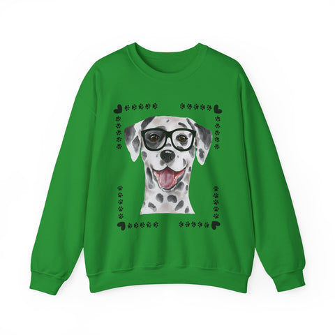 Geeky Good Dalmatian Unisex Crewneck Sweatshirt