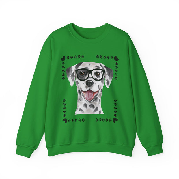 Geeky Good Dalmatian Unisex Crewneck Sweatshirt