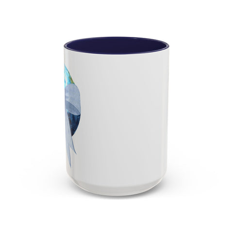 Earth Wrapped In A Bow Accent Coffee Mug