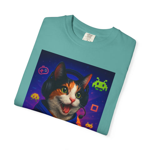 Game On Tricolored Cat Unisex T-shirt