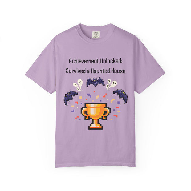 'Achievement Unlocked Haunted House' Unisex T-Shirt