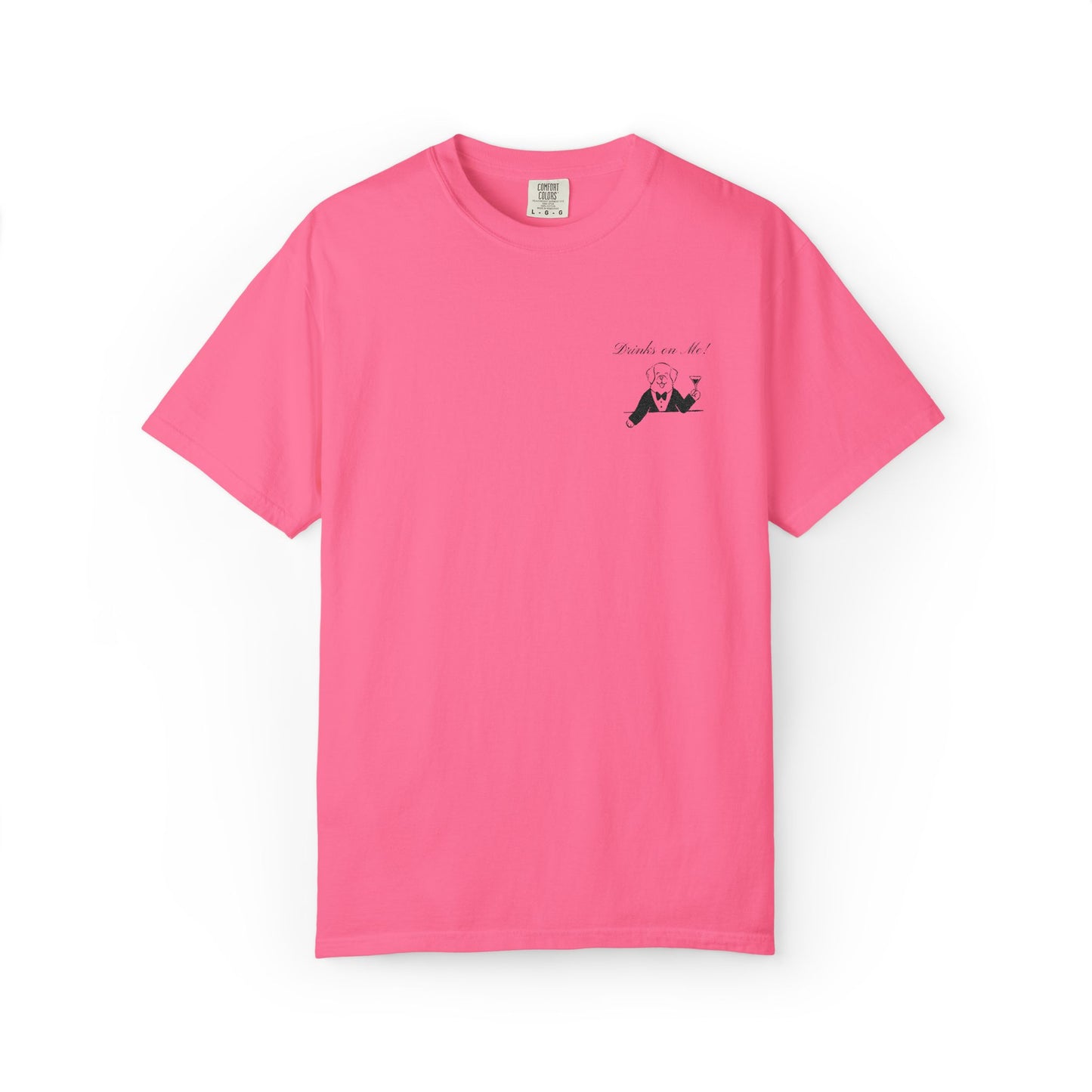 Drinks On Me Wedding Shirt, Funny Dog Bride Tee, Cocktail Hour Bridal Shirt, Cute Puppy Wedding Tee, Bachelorette Shirt