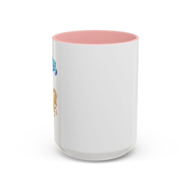 'Aries' Zodiac Accent Coffee Mug