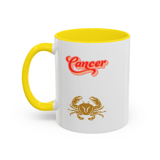 'Cancer' Zodiac Accent Coffee Mug