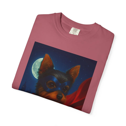 Superhero Yorkie T-shirt