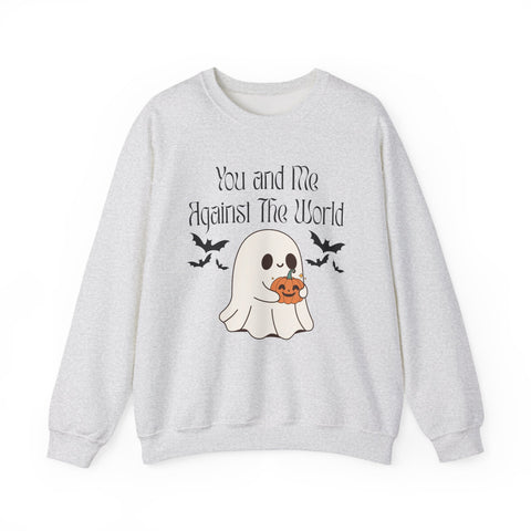'You and Me Against The World' Unisex Crewneck Sweatshirt