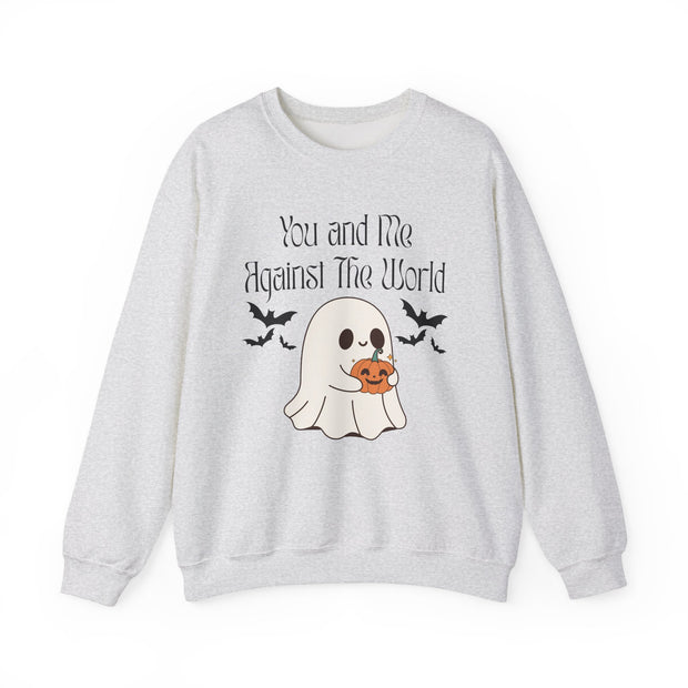 'You and Me Against The World' Unisex Crewneck Sweatshirt