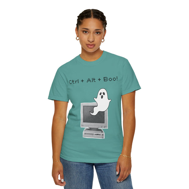 'Ctrl + Alt + Boo!' Unisex T-shirt