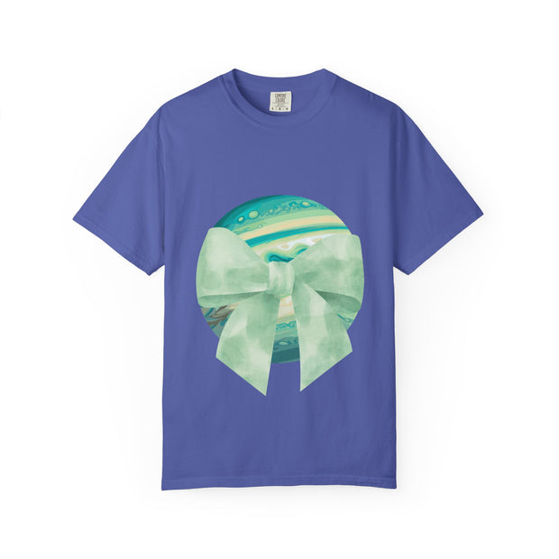 Green Planet Wrapped In A Bow Unisex T-Shirt