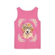 Geeky Goddess Golden Retriever Unisex Tank Top