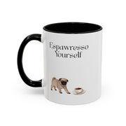'Espawresso Yourself' Pug Accent Coffee Mug