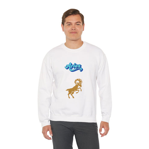 'Aries' Zodiac Unisex Crewneck Sweatshirt