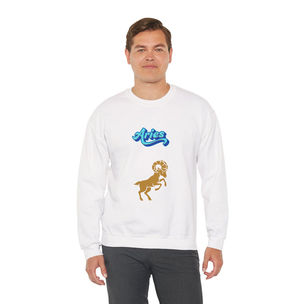 'Aries' Zodiac Unisex Crewneck Sweatshirt
