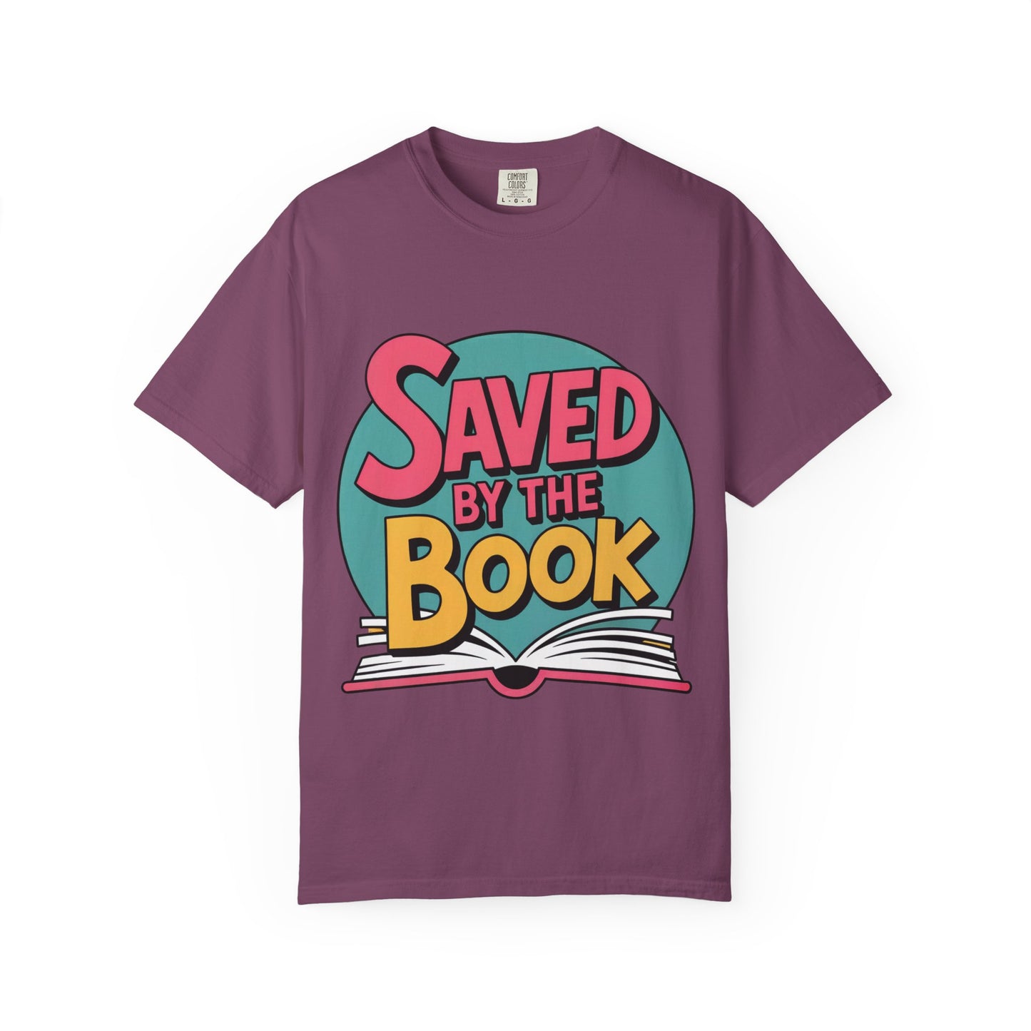 Saved by the Book T-Shirt, Book Lover Graphic Tee, BookTok Reader Shirt, Cute Reading T-Shirt, Library Lover Gift for Women
