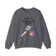 'I Am A Woman in STEM' Mathematics Unisex Crewneck Sweatshirt