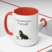 'Espawresso Yourself' Dachshund Accent Coffee Mug