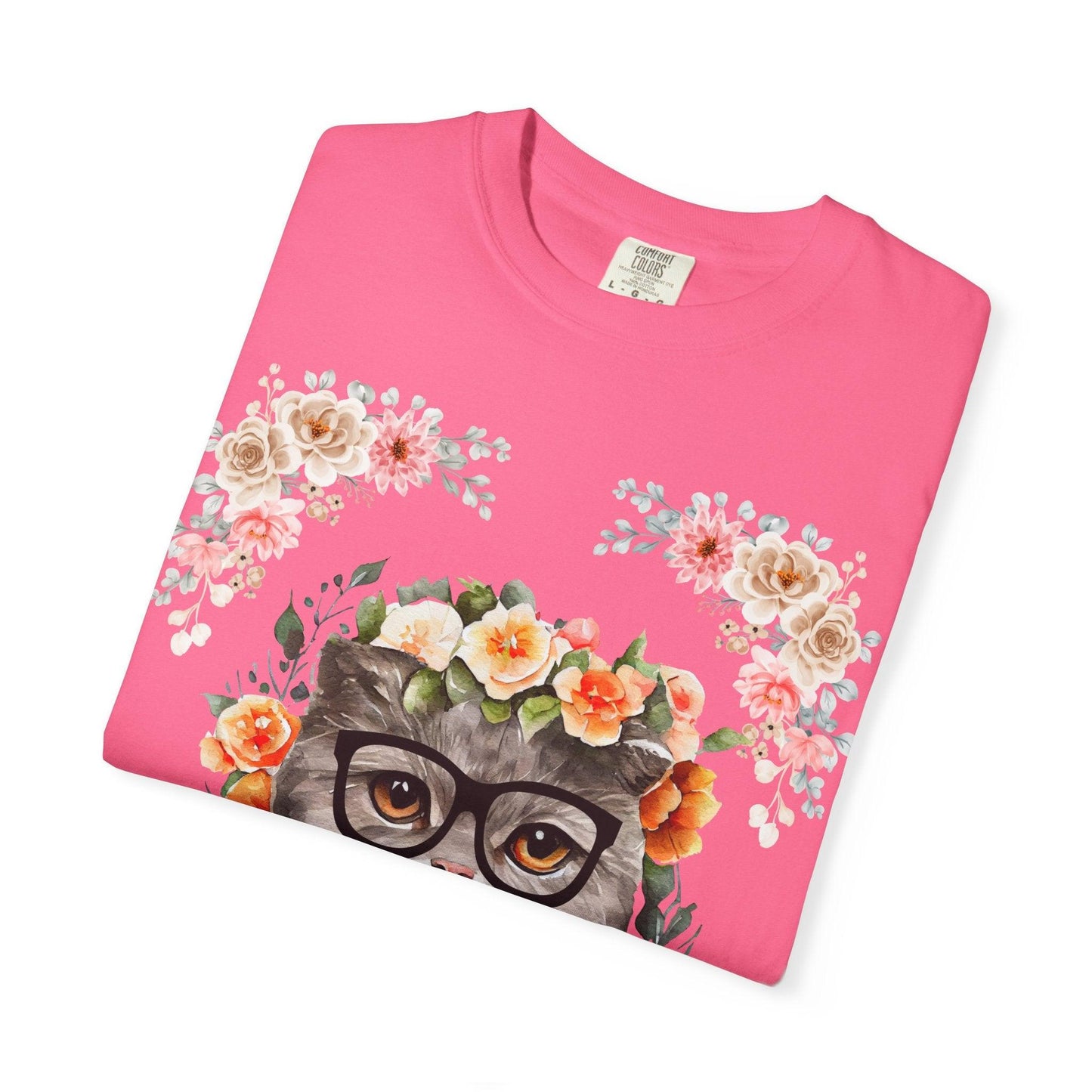 Geeky Goddess Gray Cat Unisex T-Shirt