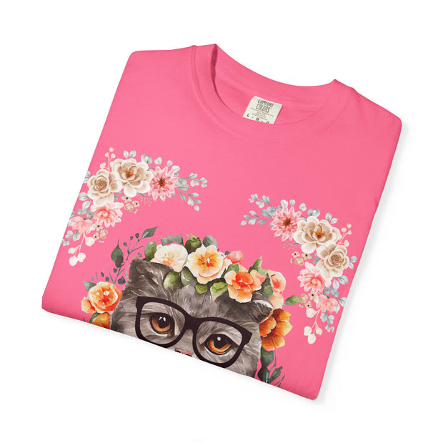 Geeky Goddess Gray Cat Unisex T-Shirt