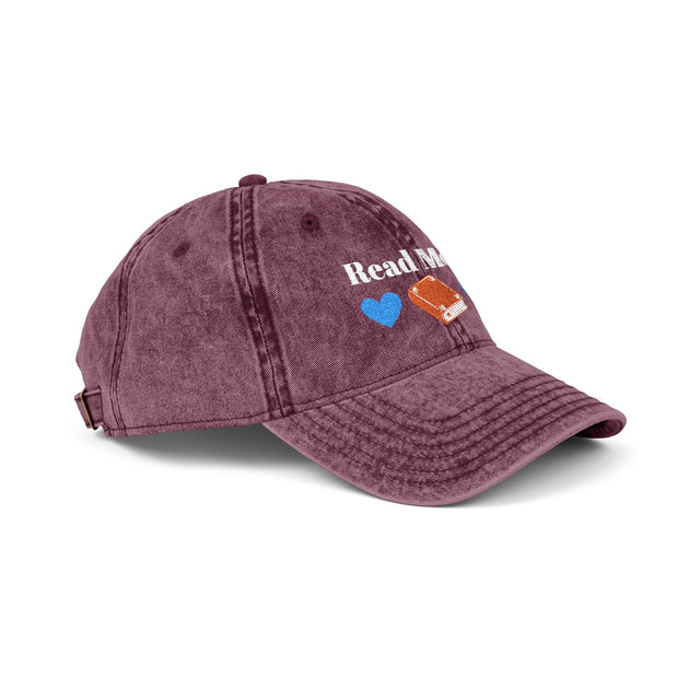 'Read More' Vintage Embroidered Cap