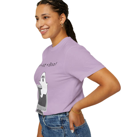 'Ctrl + Alt + Boo!' Unisex T-shirt