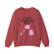 'I Am A Woman In STEM' Engineer Unisex Crewneck Sweatshirt