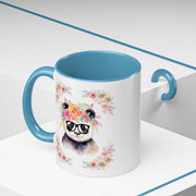 Geeky Goddess Panda Accent Coffee Mug