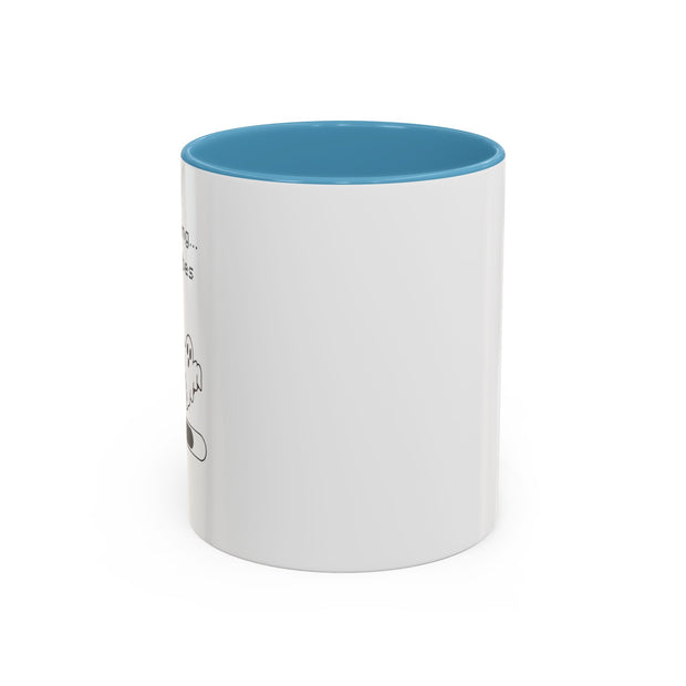 'Now Loading...Spooky Vibes' Accent Coffee Mug