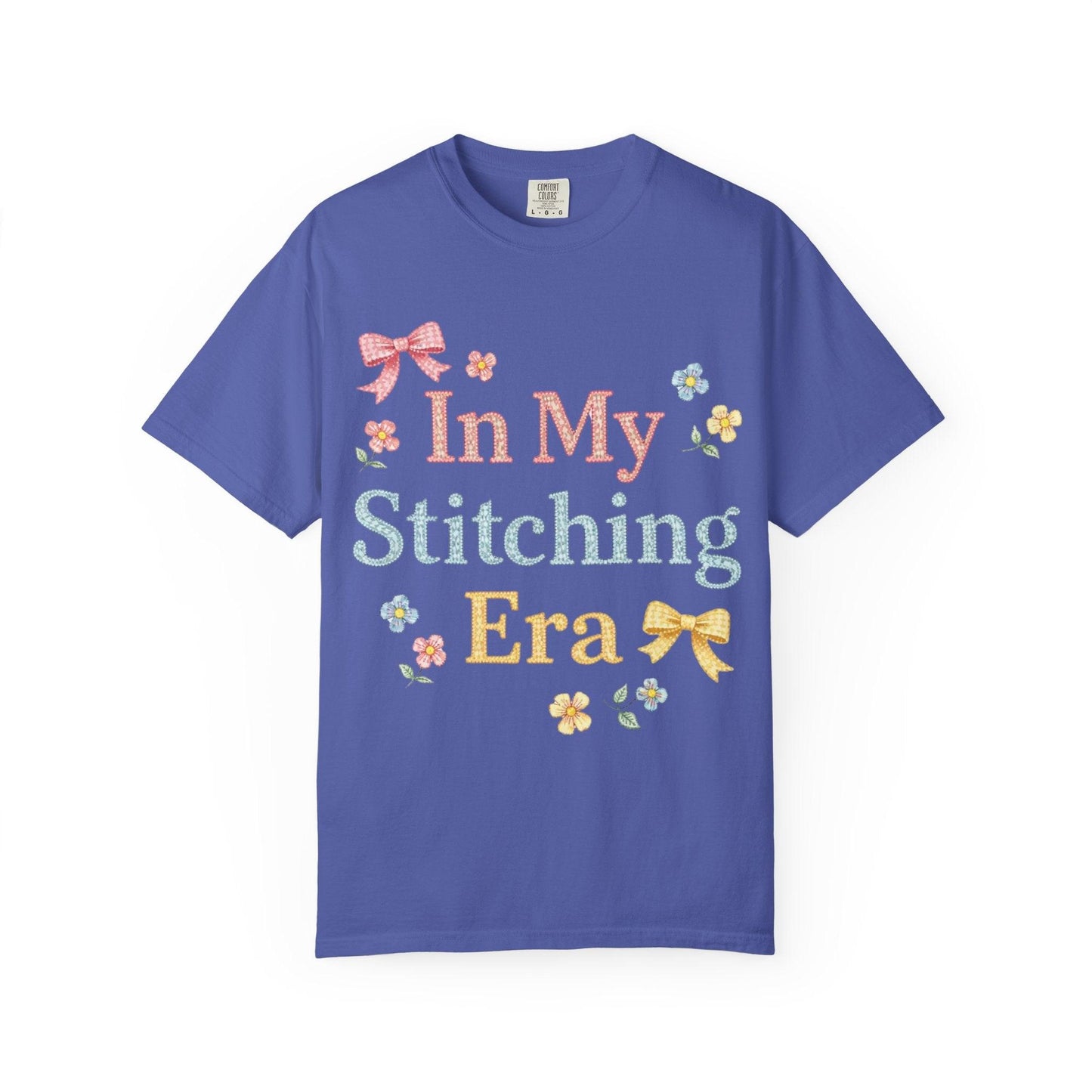 In My Stitching Era T-Shirt | Vintage Embroidery Theme