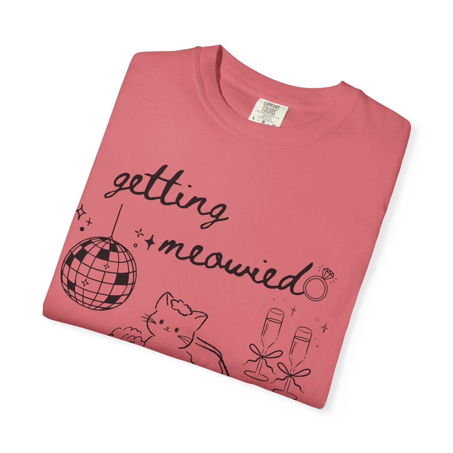 Getting Meowied Bachelorette Shirt Cat Bachelorette Shirt Cat Themed Bach Party Shirts Cat Lovers Wedding Shirts Cat Bridal Party Tees