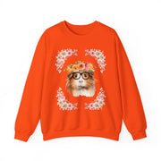 Geeky Goddess Guinea Pig Unisex Crewneck Sweatshirt