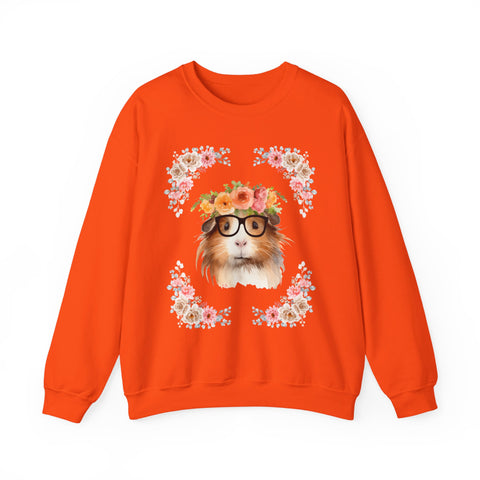 Geeky Goddess Guinea Pig Unisex Crewneck Sweatshirt