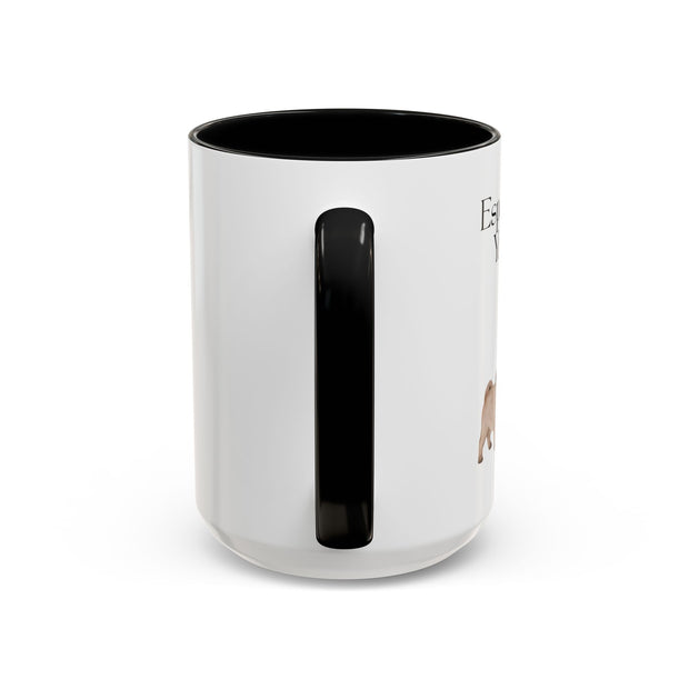 'Espawresso Yourself' Pug Accent Coffee Mug