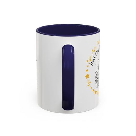 'Just One More Chapter' Accent Coffee Mug