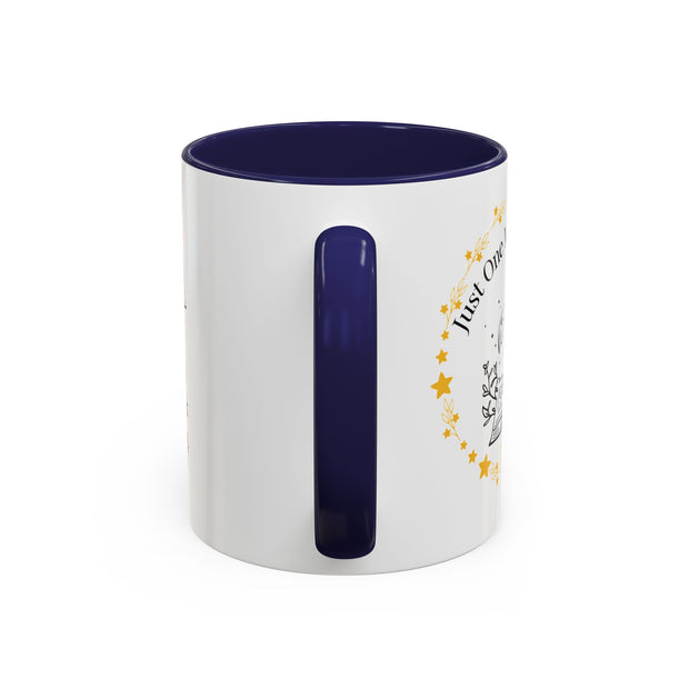 'Just One More Chapter' Accent Coffee Mug