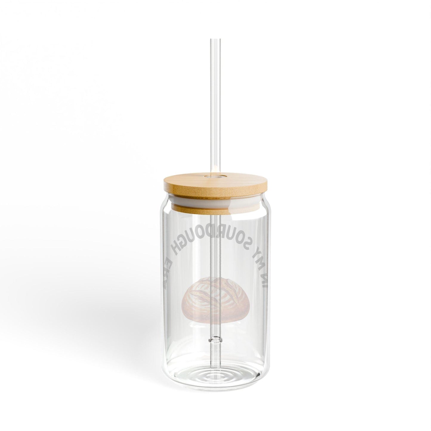 Sourdough Illustration Sipper Glass | 16oz