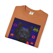 Game On Dark Gray Cat T-shirt