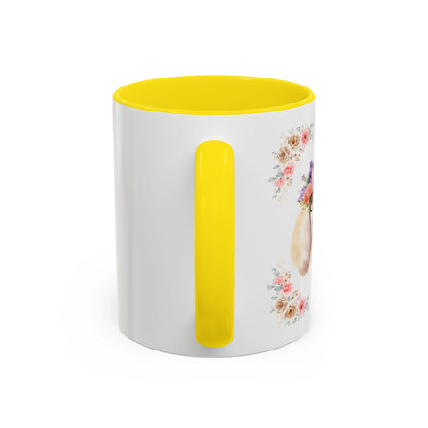 Geeky Goddess French Poodle Accent Coffee Mug