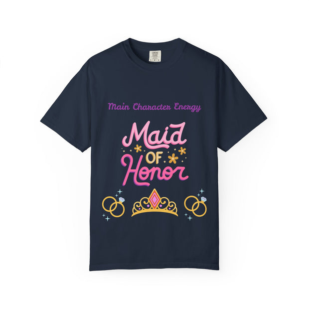 'Main Character Energy: Maid of Honor' Unisex T-Shirt