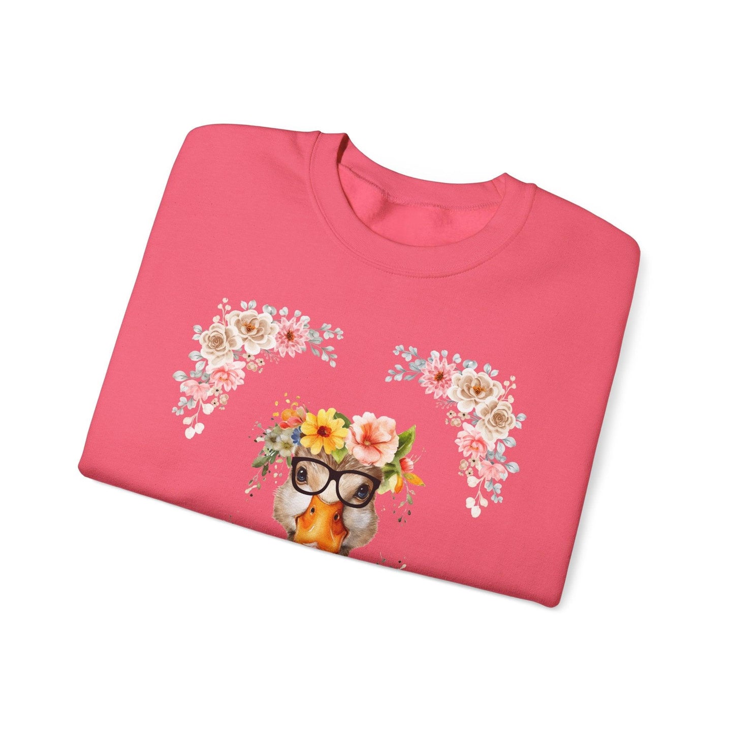 Geeky Goddess Duck Unisex Crewneck Sweatshirt