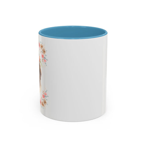 Geeky Goddess Saint Bernard Accent Coffee Mug
