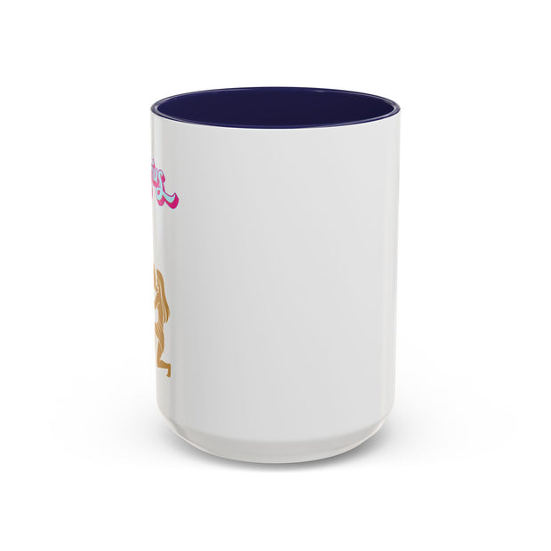 'Aquarius' Zodiac Accent Coffee Mug