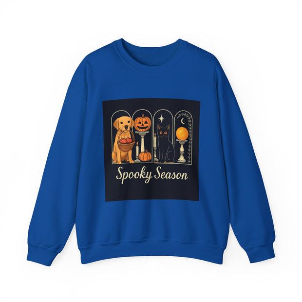 Spooky Season Golden Retriever Crewneck Sweatshirt