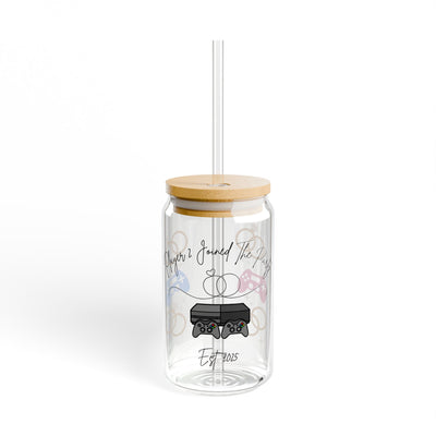 'Player 2 Joined The Party' 'Est. 2025' Sipper. Glass