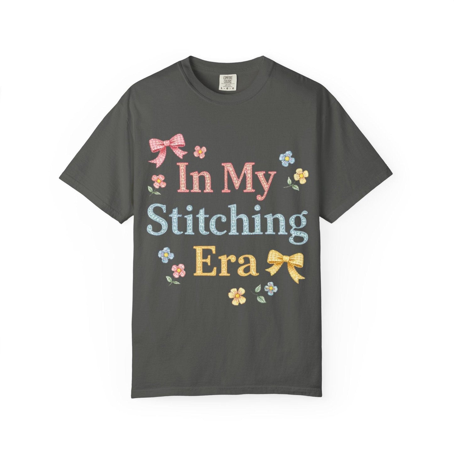 In My Stitching Era T-Shirt | Vintage Embroidery Theme