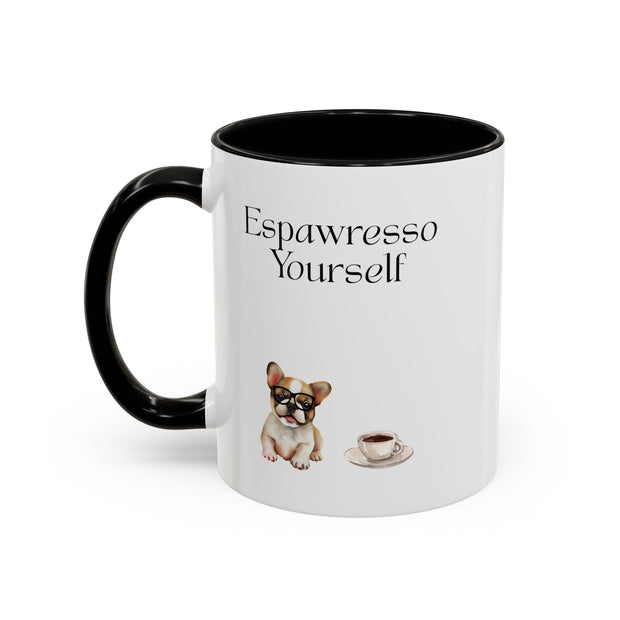 'Espawresso Yourself' French Bulldog Accent Coffee Mug