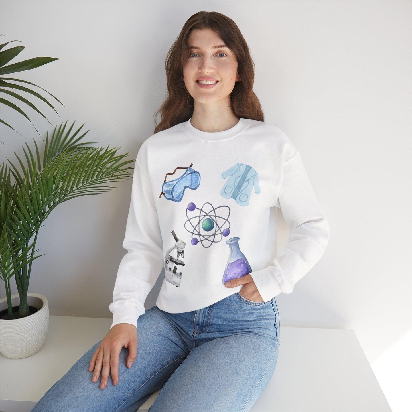 Lab Life Unisex Crewneck Sweatshirt