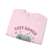 Cozy Gamer Sweatshirt, Unisex Crewneck, Gaming Gift, Comfortable Outfit, Video Game Apparel, Casual Style