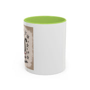 Cat and Book Lover's Accent Coffee Mug