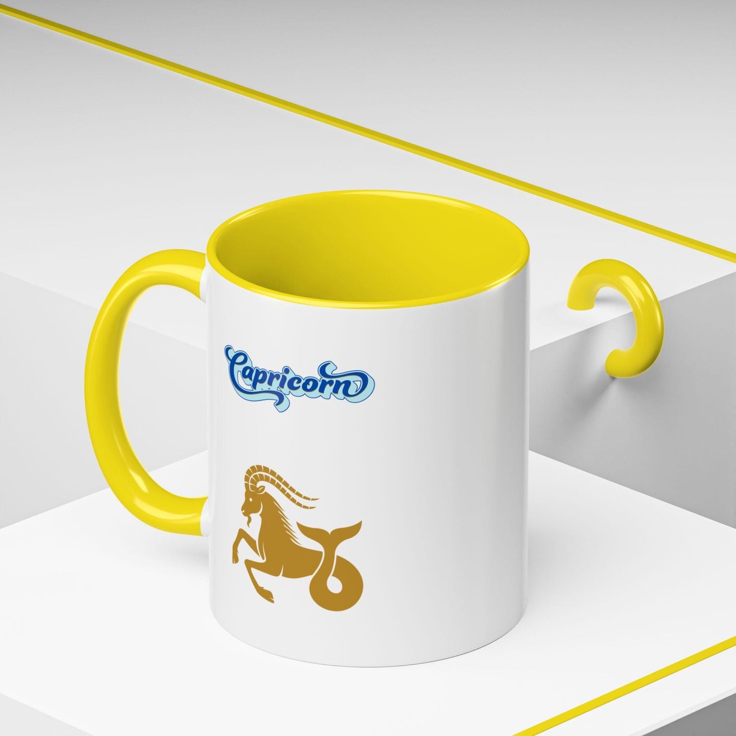 'Capricorn' Zodiac Accent Coffee Mug