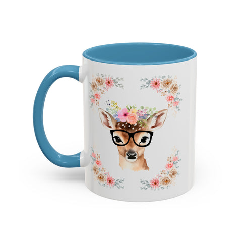 Geeky Goddess Deer Accent Coffee Mug